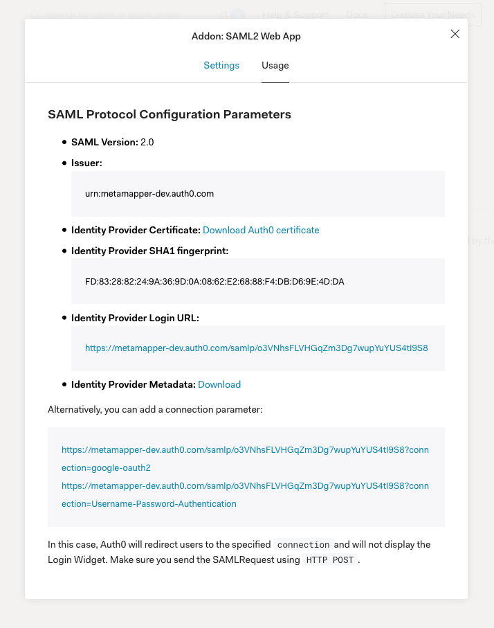 saml2-auth0-settings